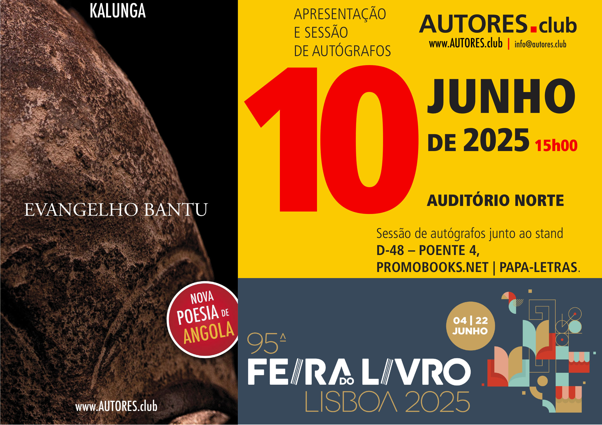 Evangelho Bantu", de Kalunga, é uma obra poética que explora a profundidade da identidade africana, com especial foco na angolanidade e na africanidade. 